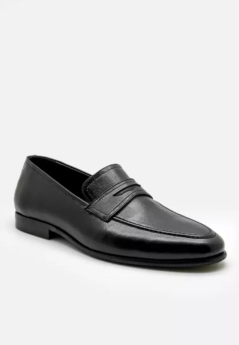 Fregio Men Formal Shoes Penny Slip On