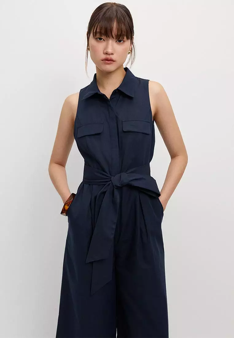 Tie Waist Jumpsuit