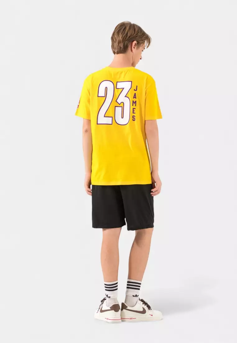 Player Number Core Los Angeles Lakers Mens T-Shirt