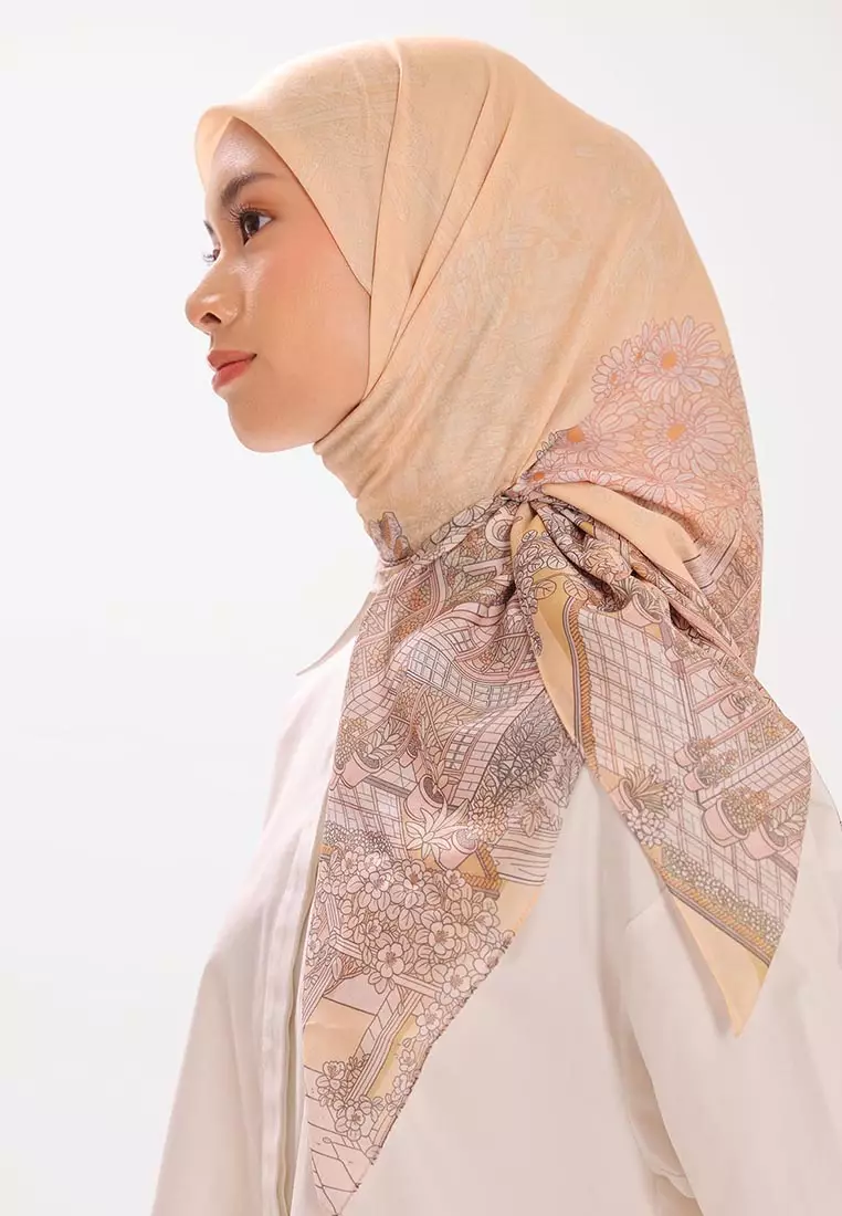 Ria Miranda Soft Yellow Gaelle Scarf