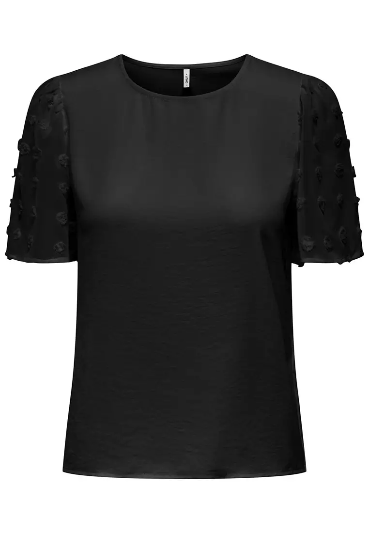 Buy ONLY Emery Short Sleeves Top 2025 Online | ZALORA