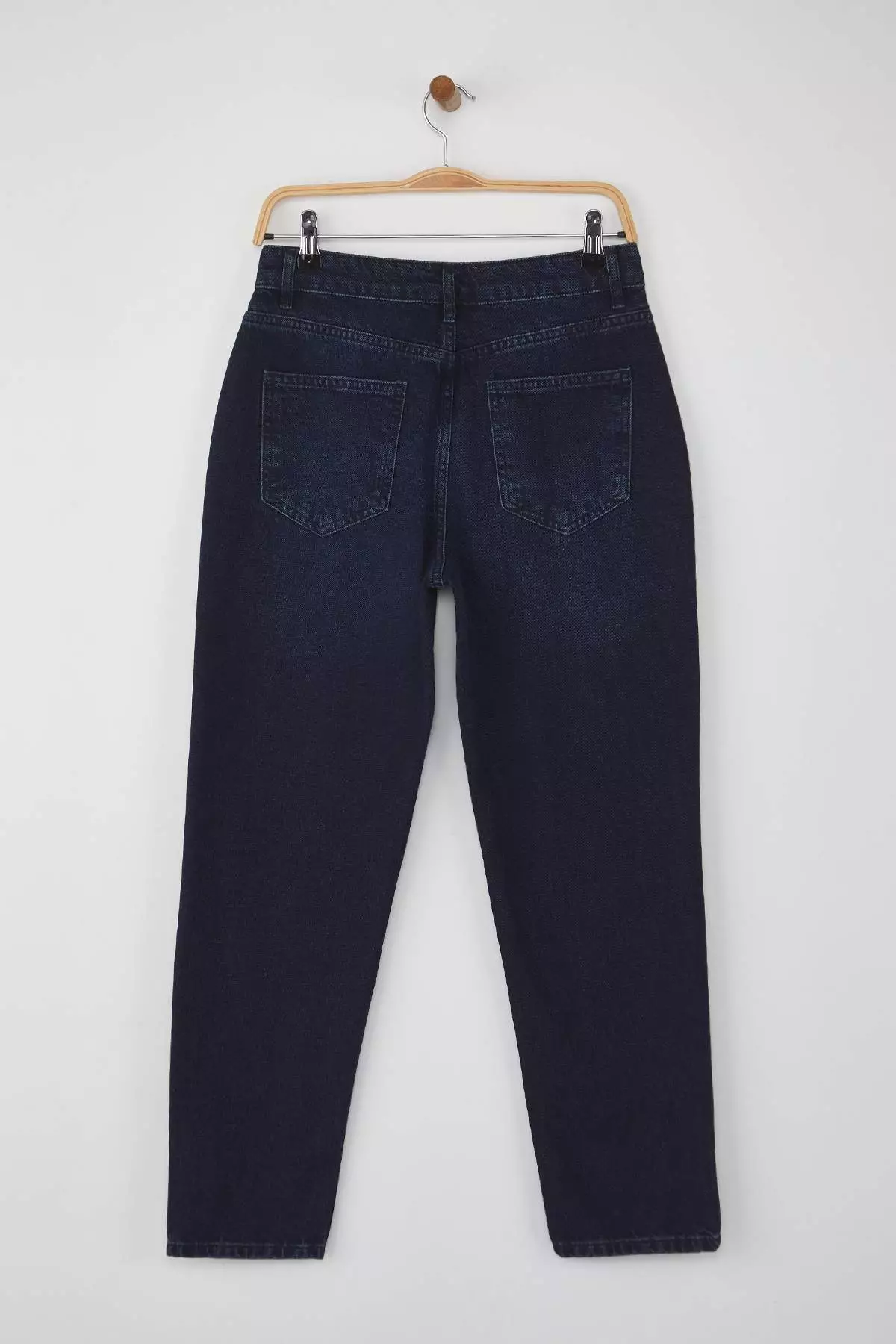 Midnight Blue High Waist New Mom Jeans Twoaw26Je00054