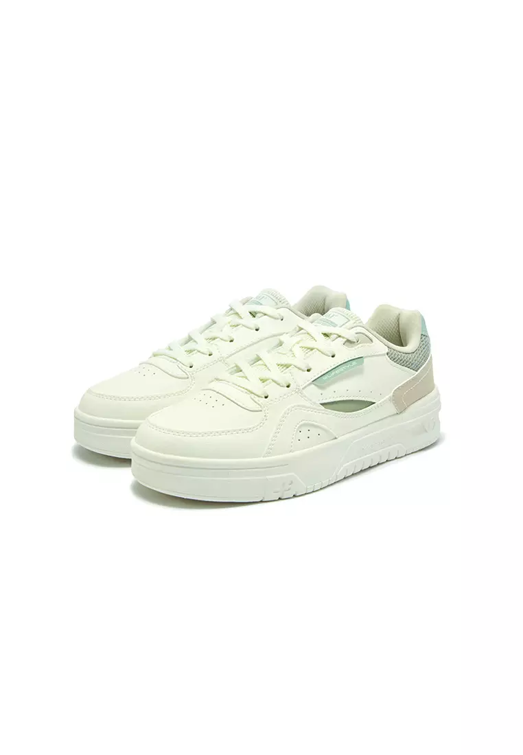 Women’s Skateboarding Shoes in Egret/Green