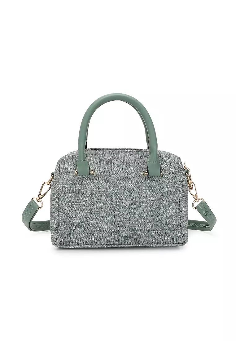 Women's Top Handle Bag / Sling Bag / Crossbody Bag / Shoulder Bag (Tas Tangan Wanita / Tas Selempang Wanita / Tas Bahu Wanita) - Hijau