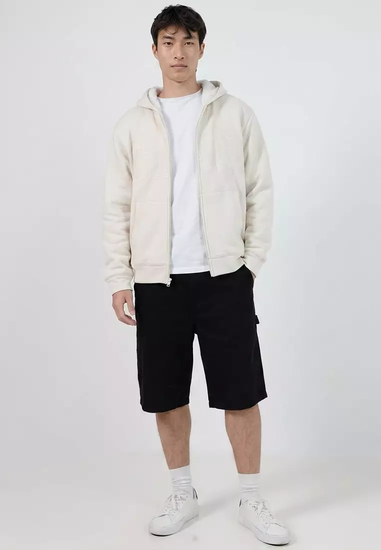 Arch Sherpa Zip Hoodie