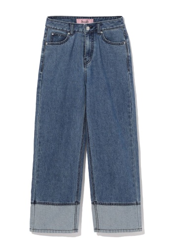 Buy B Ab Panelled Culotte Jeans Online Zalora Singapore
