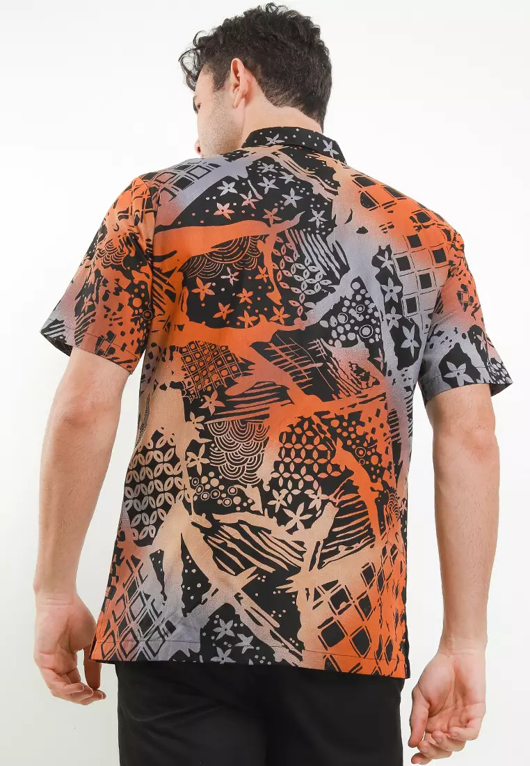 Hem Body Fit Batik Pelangi Iteman