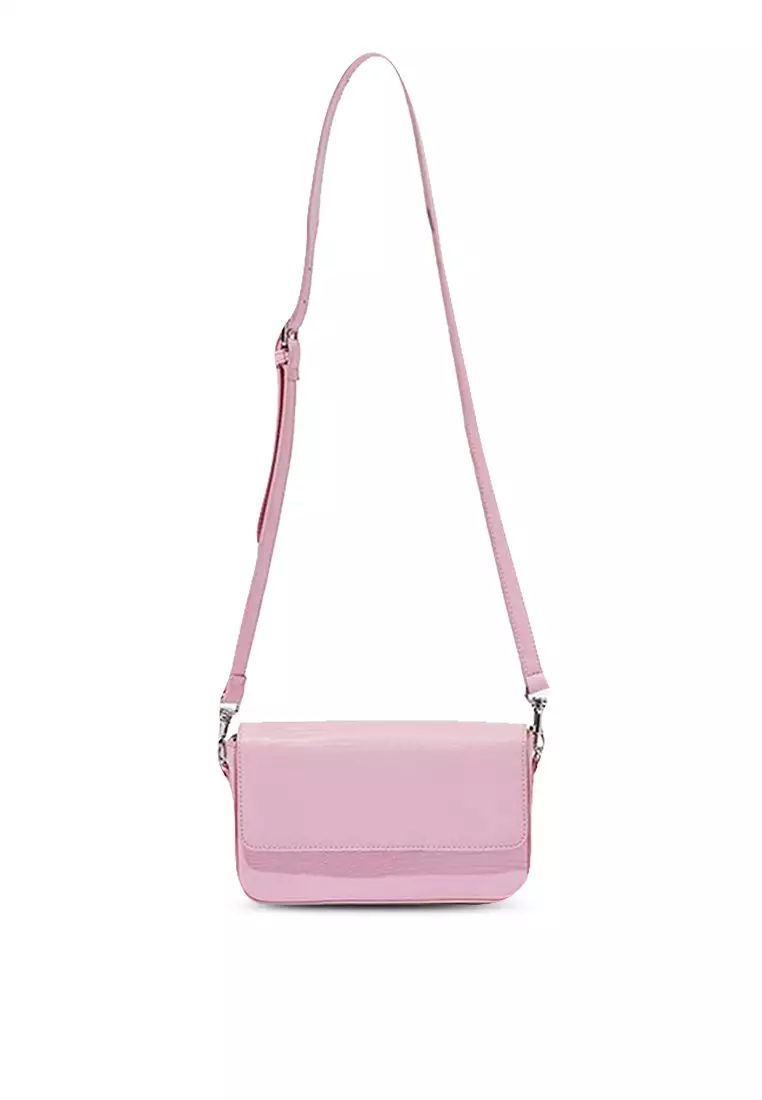 Pink cross over bag hot sale