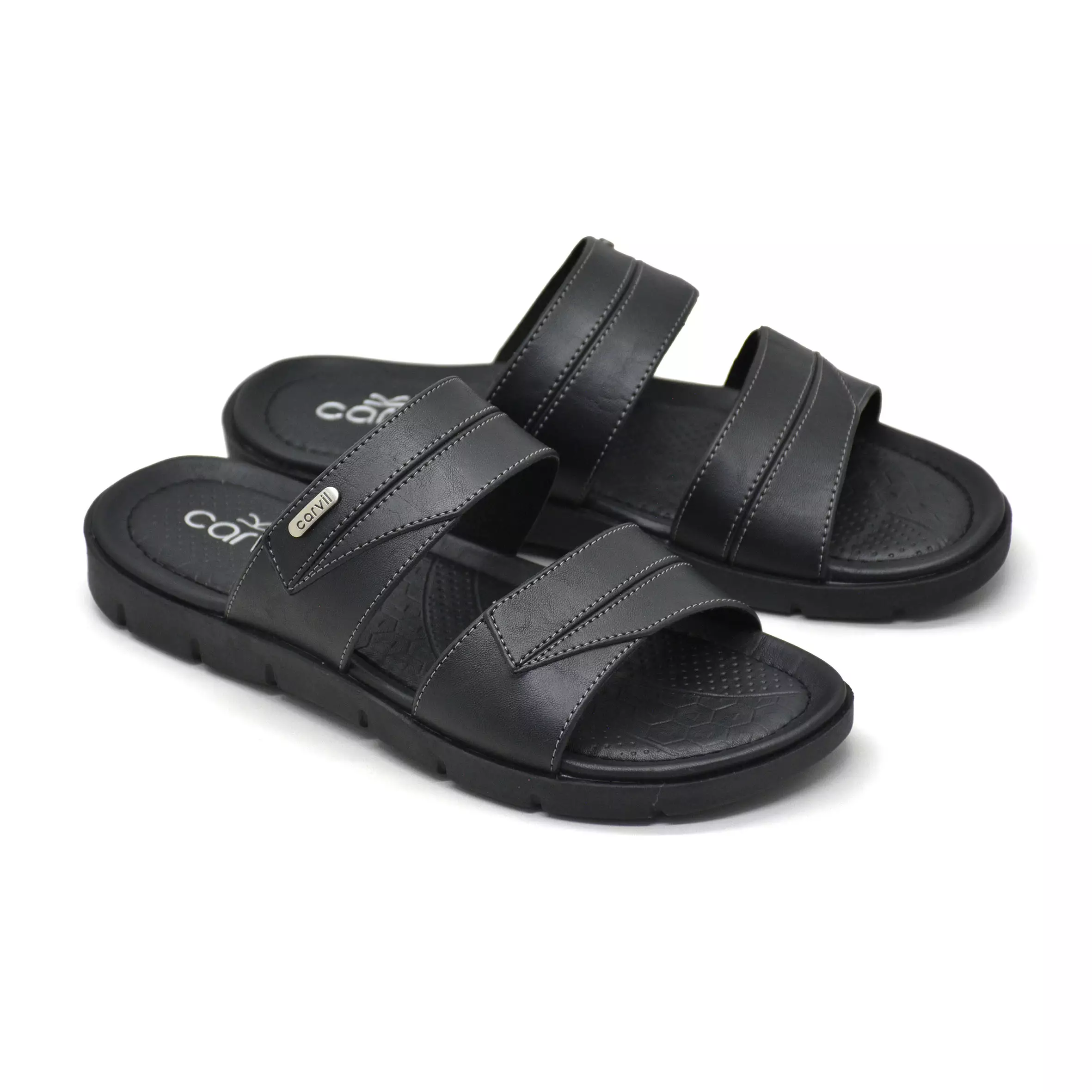 Carvil Sandal Pria Wolves-02 M Black