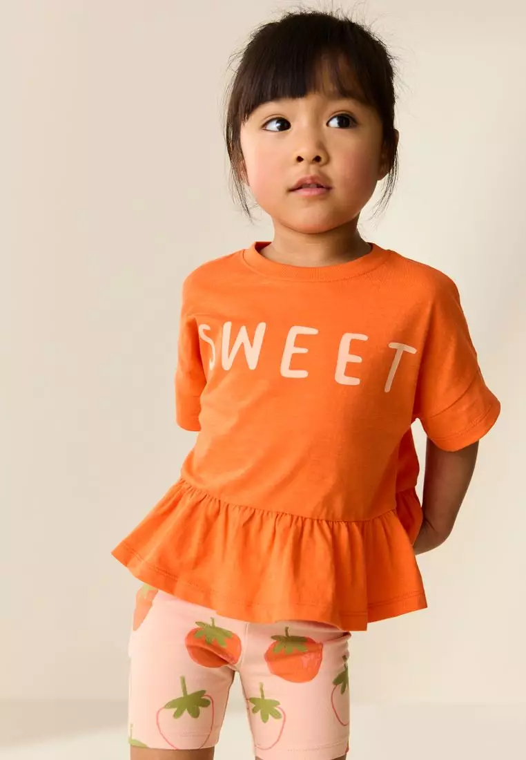 Short Sleeve Top and Shorts Set