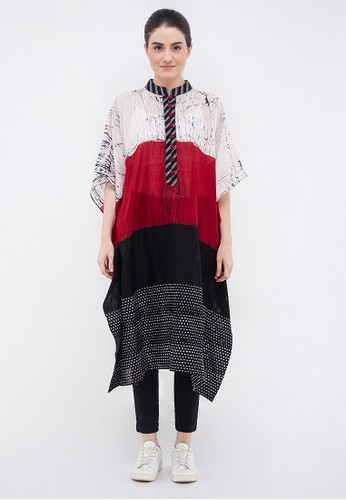 Jual Kimore Studio Long Tunik Batwing Batik Remekan 