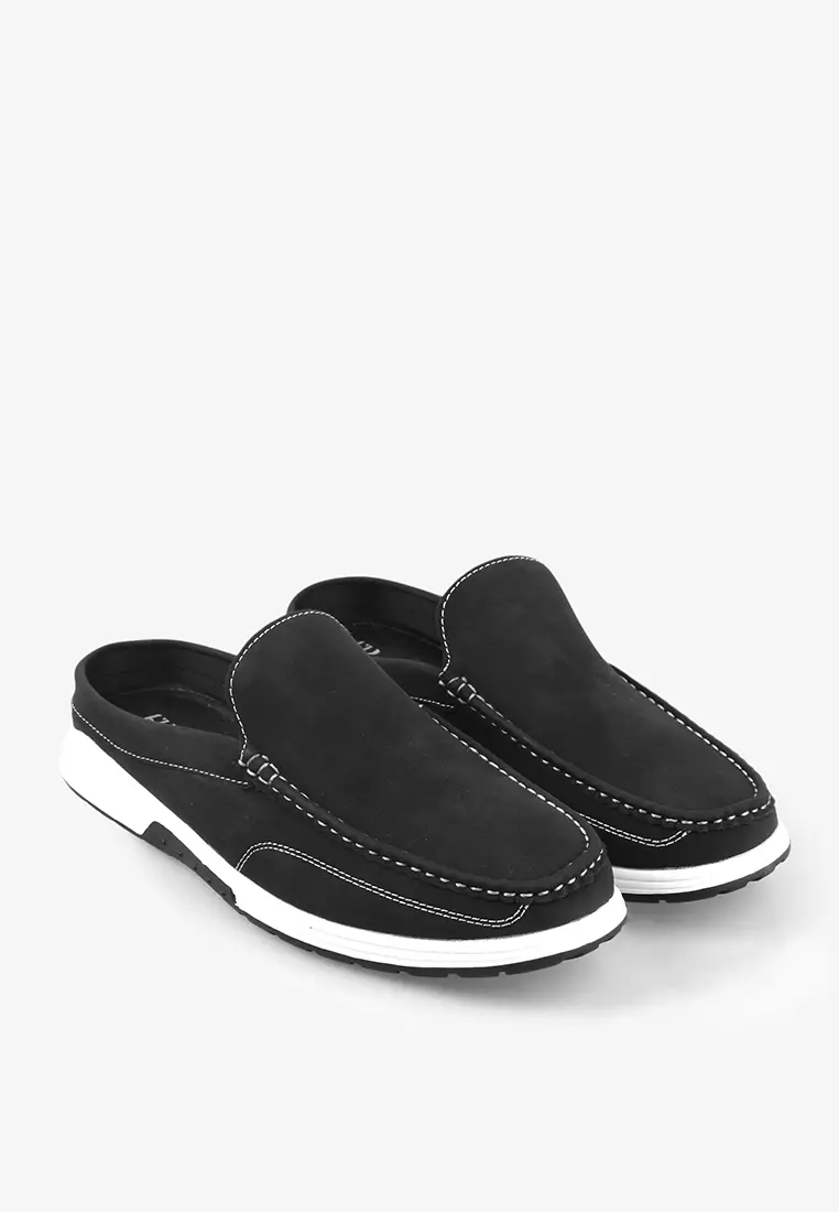 Sepatu Bustong Mules Pria Anti Slip M.Onyx 01 Black