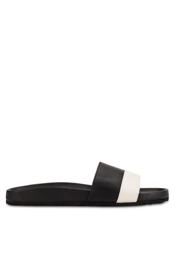 Faux Leather Sliders