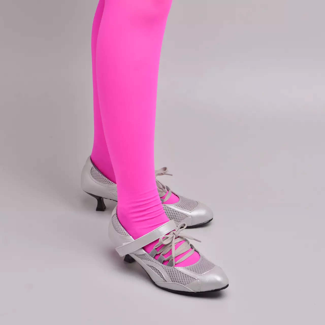 Janne Mini Heels Silver