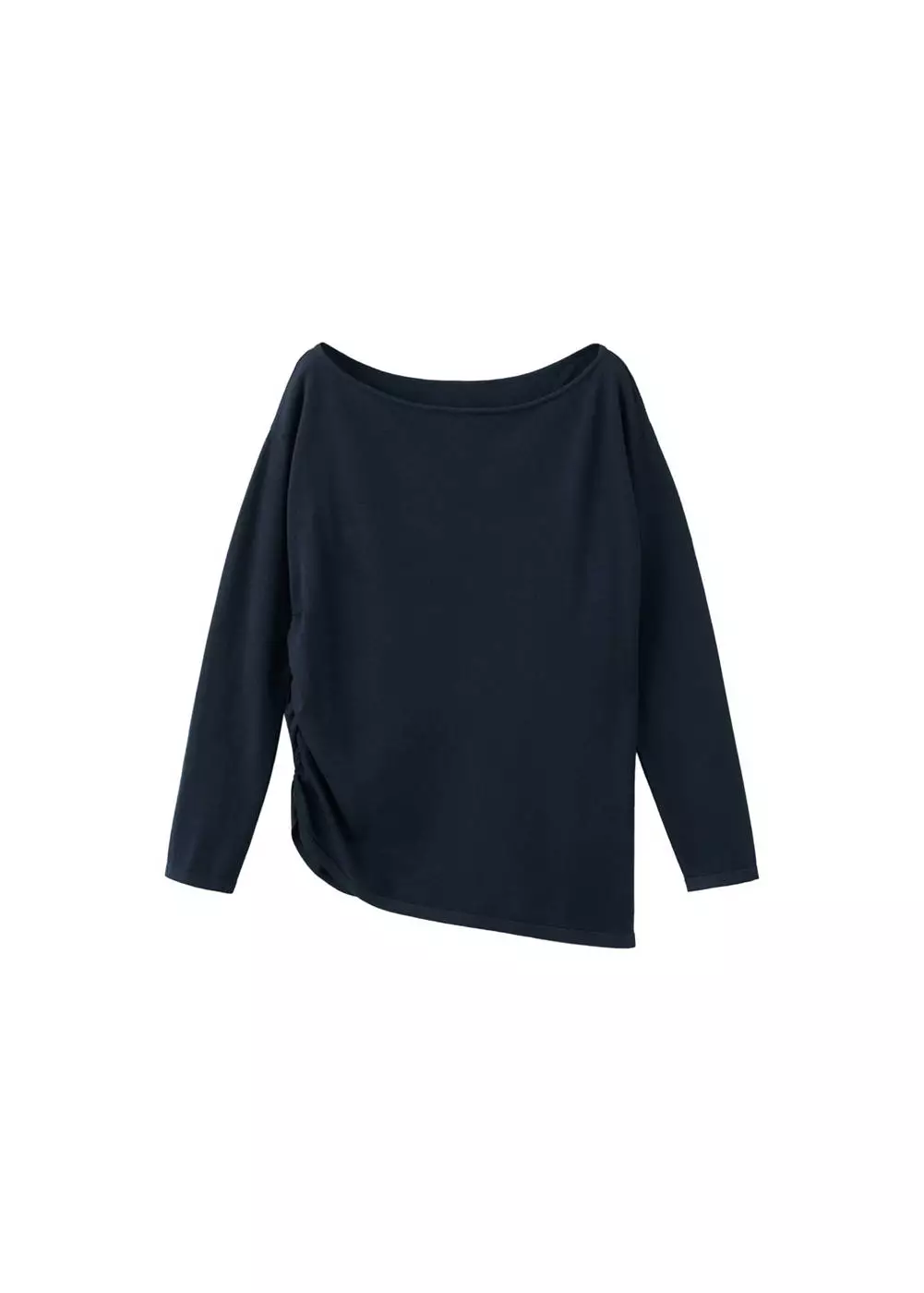 Sweater rajutan kerah boat