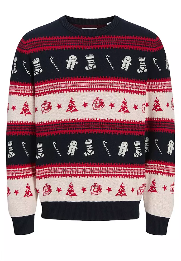 Christmas Knit Crew Neck Sweater