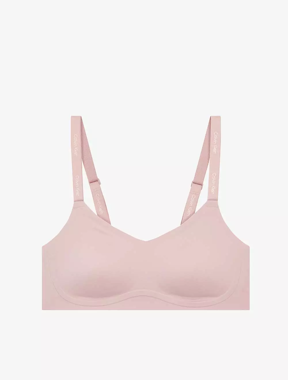 Calvin Klein Underwear - Invisible Soft Support Lightly Line Full Coverage Regular Bra - Pink - pink