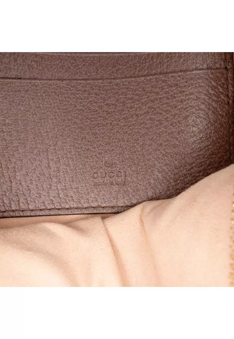 Pre-Loved Gucci Mini Gg Supreme Web Ophidia Round Backpack