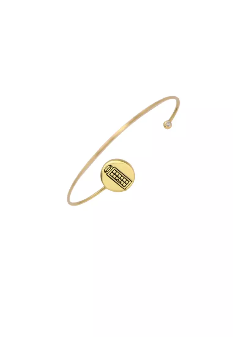 Vermeil London Calling Bangles - Phone Booth