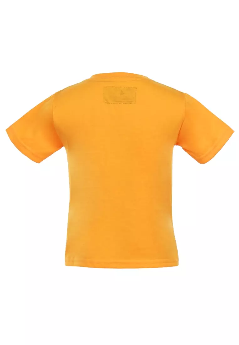 Timothy Kaos Kasual Anak Laki-laki Motif Beko Tractor Childrens Tshirt Material Cotton ORIGINAL - Yellow