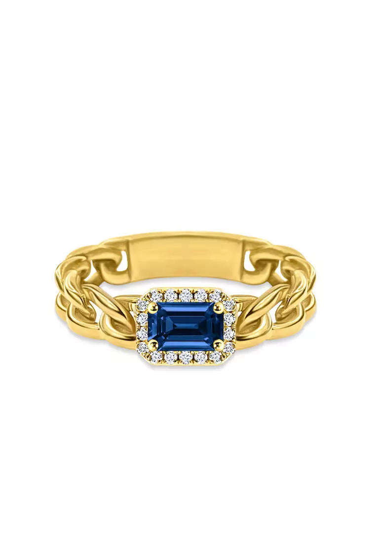 Gold sapphire stone online