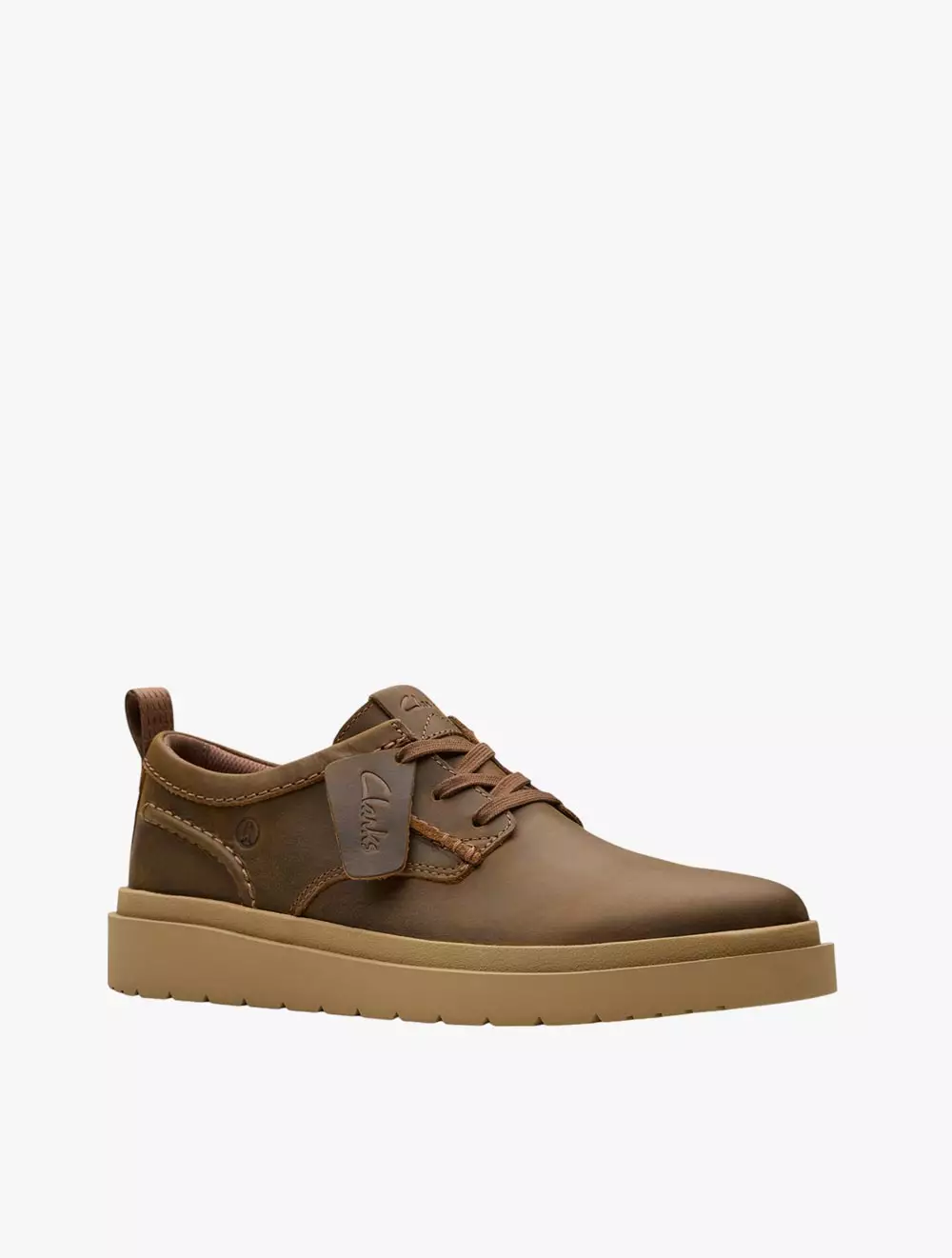 Clarks Polden Lace Beeswax Leather