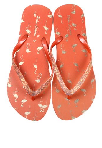 Jual Palm Lagoon Sandal Flip flop Flamingo  Icon Peach 