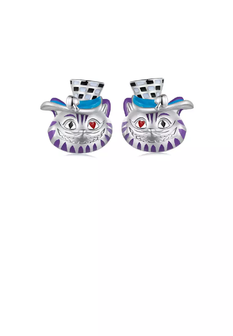 Cheshire cat earrings store