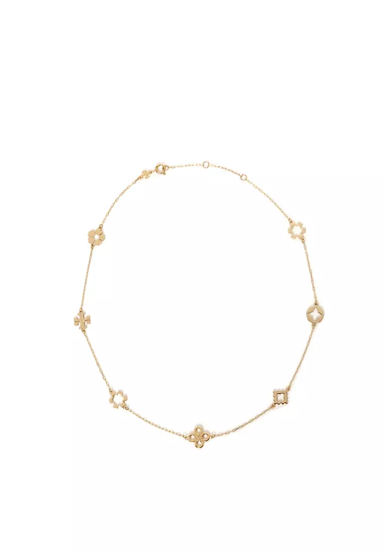 Gold plated top brass necklace