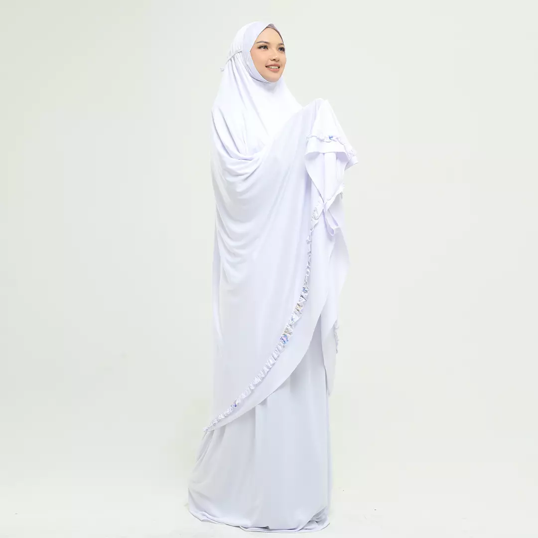 Rabbani - Mukena Dewasa Bundelli Exclusive - White