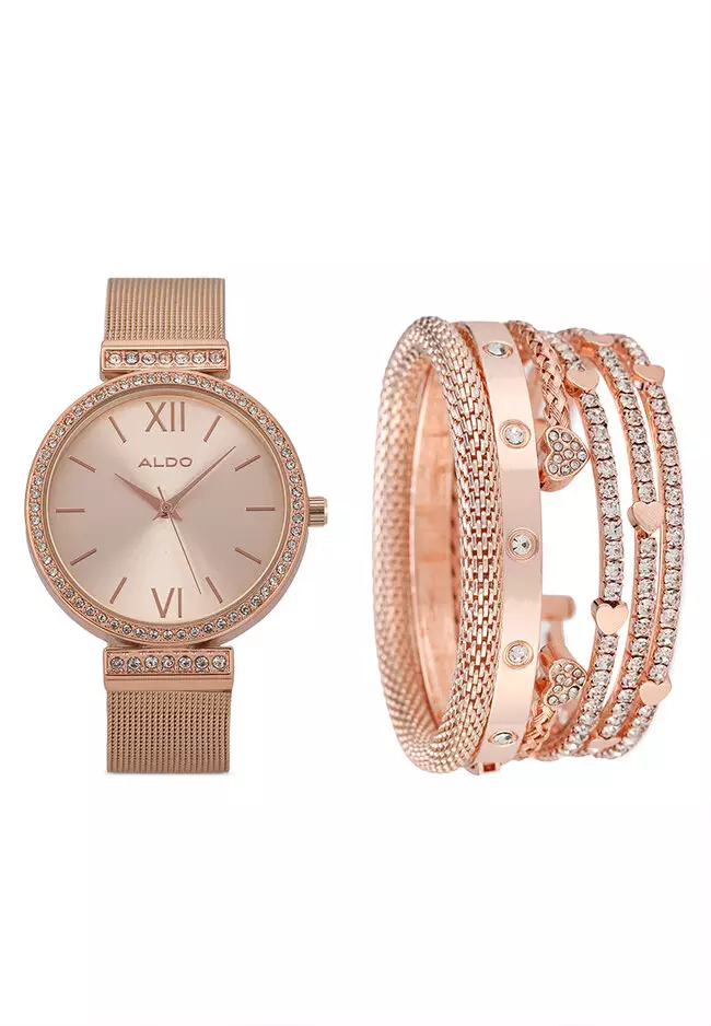 Aldo rose gold watch hot sale