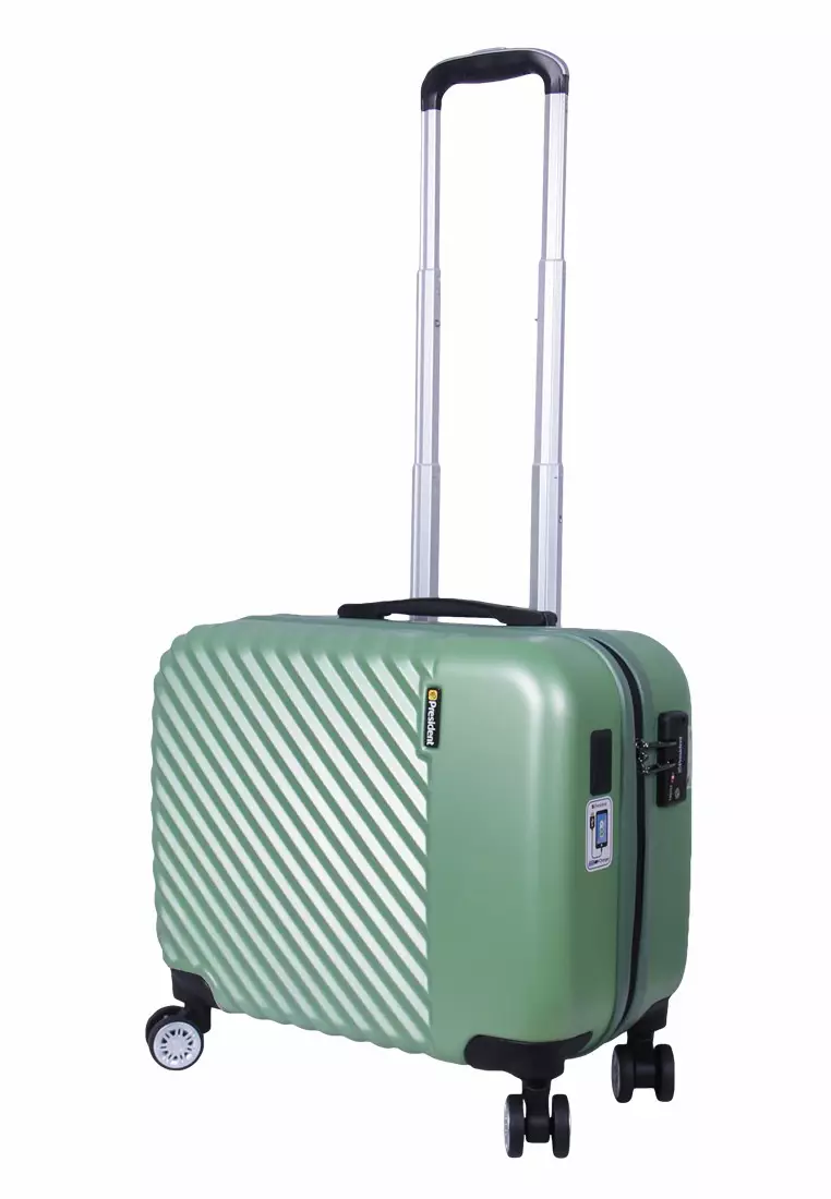 President Cabin Bag Trolley C015 - 18 inch Lime Green