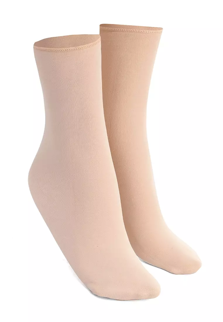 Seish Kaos Kaki Pria Wanita Snow Socks Casual Footwear Material Wool ORIGINAL - Beige