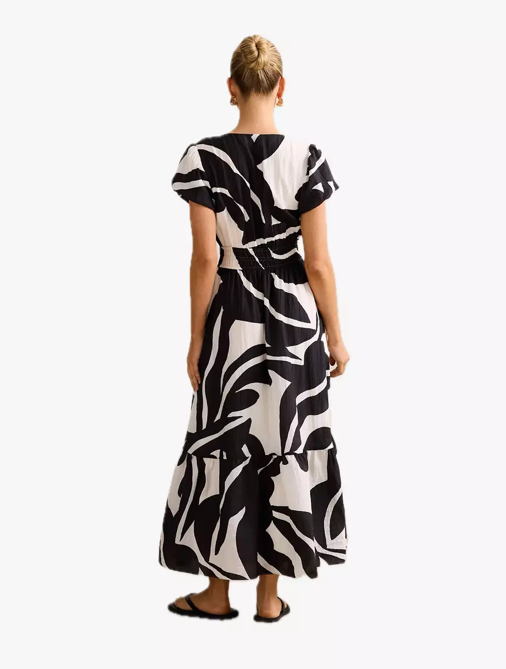 Mara Puff Sleeve Midi Dress