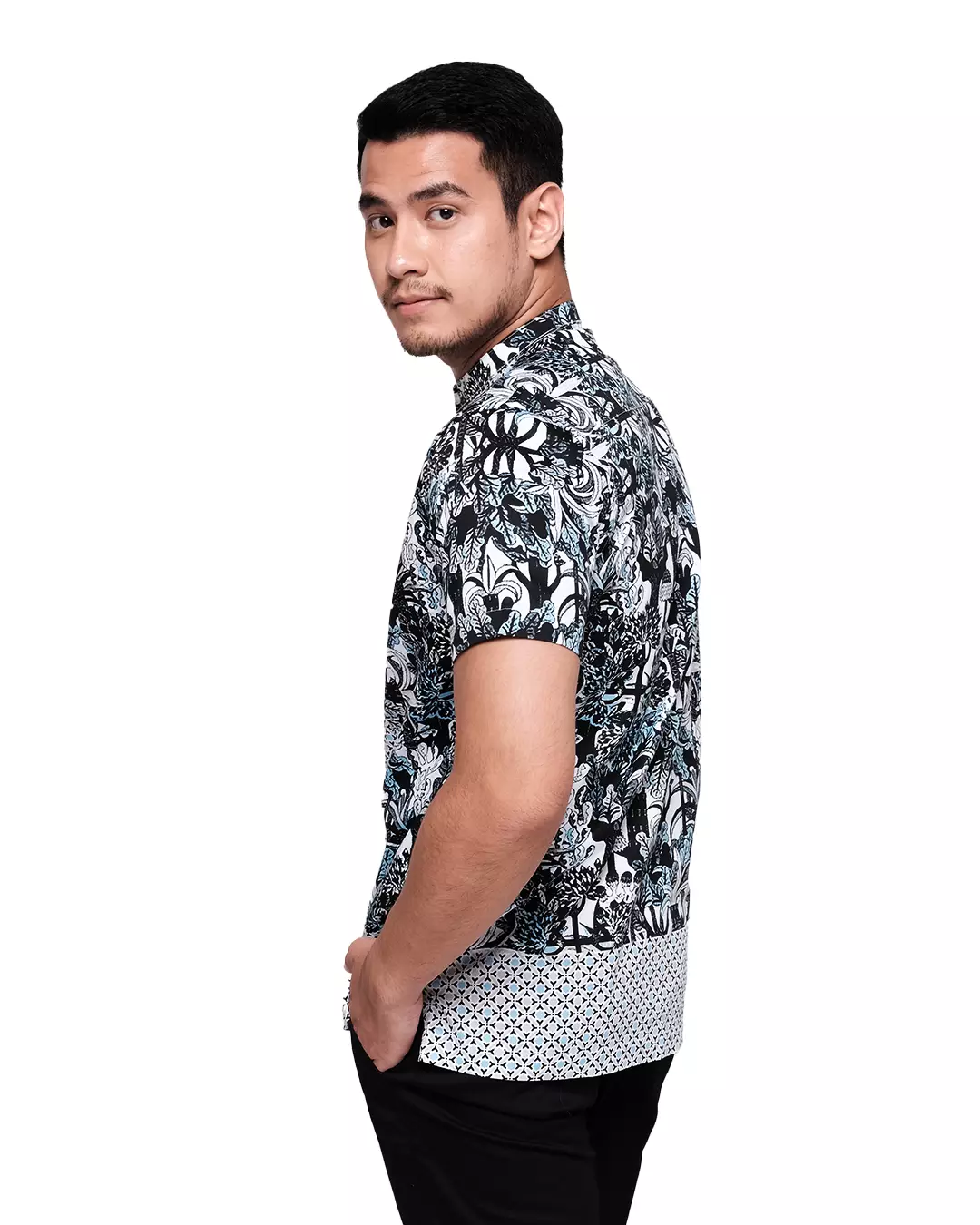 MOC Kemeja Lengan Pendek Pria BROKIO - BEIGE