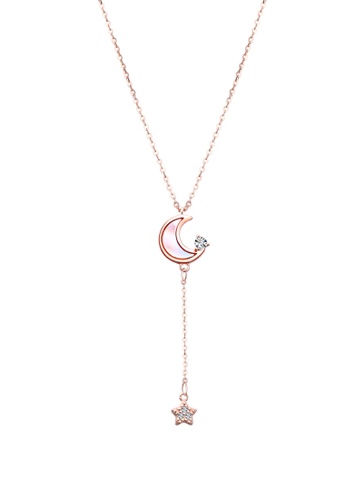 MOONART MOONART S925 Necklace Jewellery Cynthia Collection - Scene Pink CA37AACC2B90BFGS_1