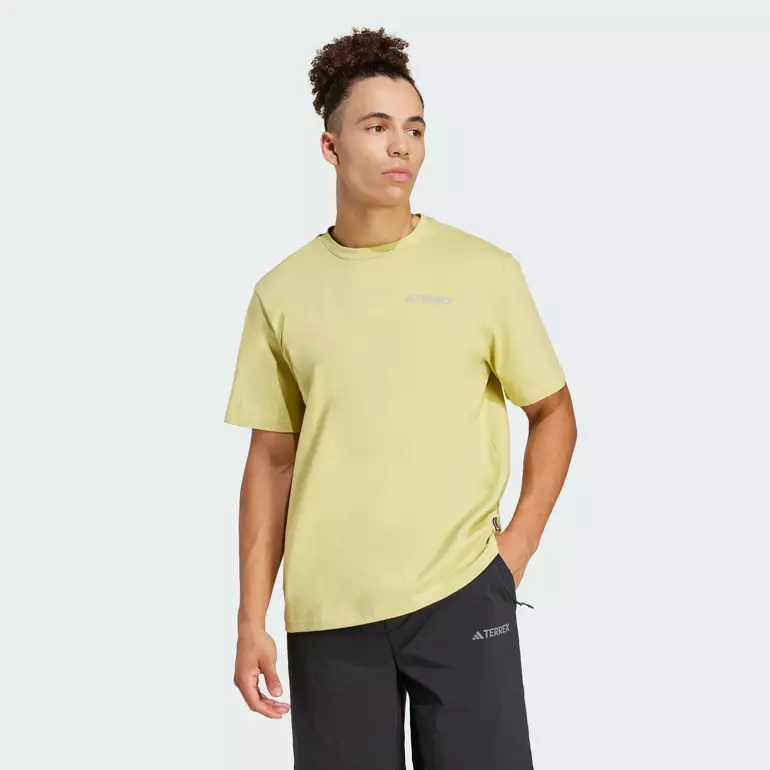Polygiene Graphic Tee Men Yellow JI8329