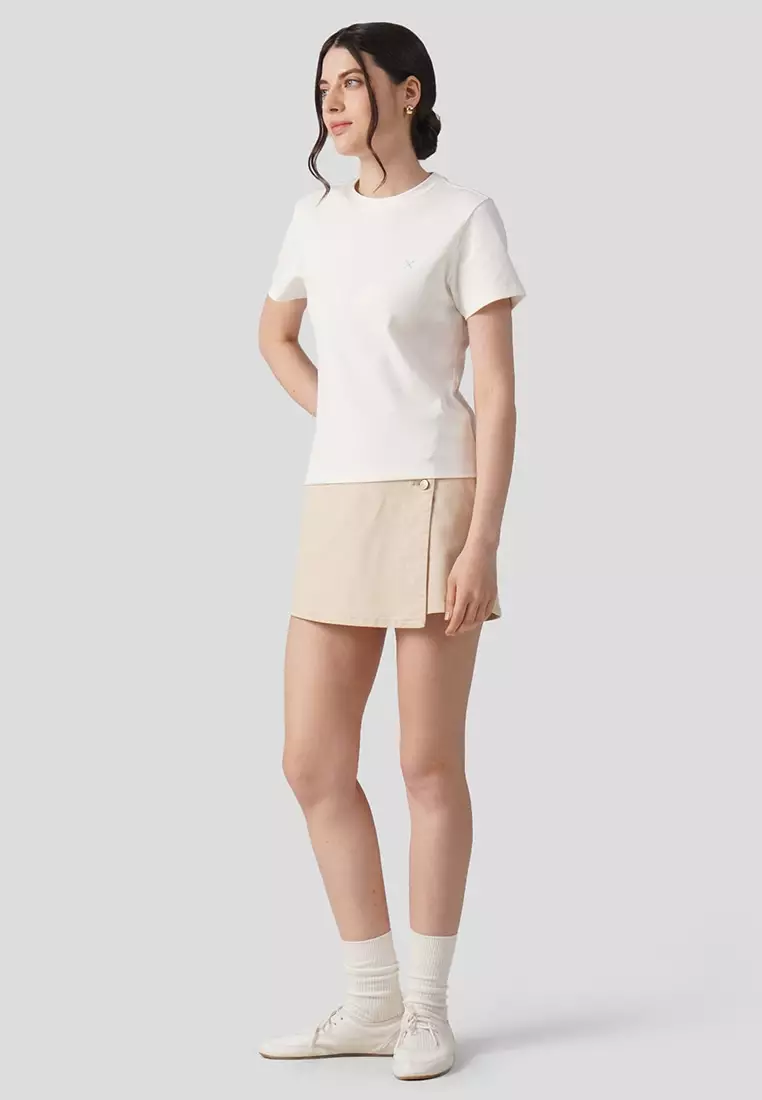 Soft Rib Crew Neck T-Shirt