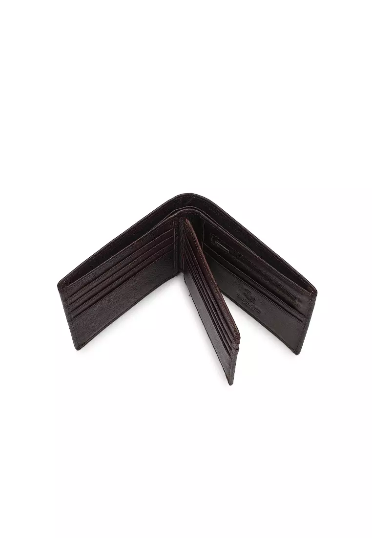 Men's Genuine Leather RFID Blocking Fortune Wallet (Dompet Pria Kulit Genuine RFID Blocking) - Cokelat