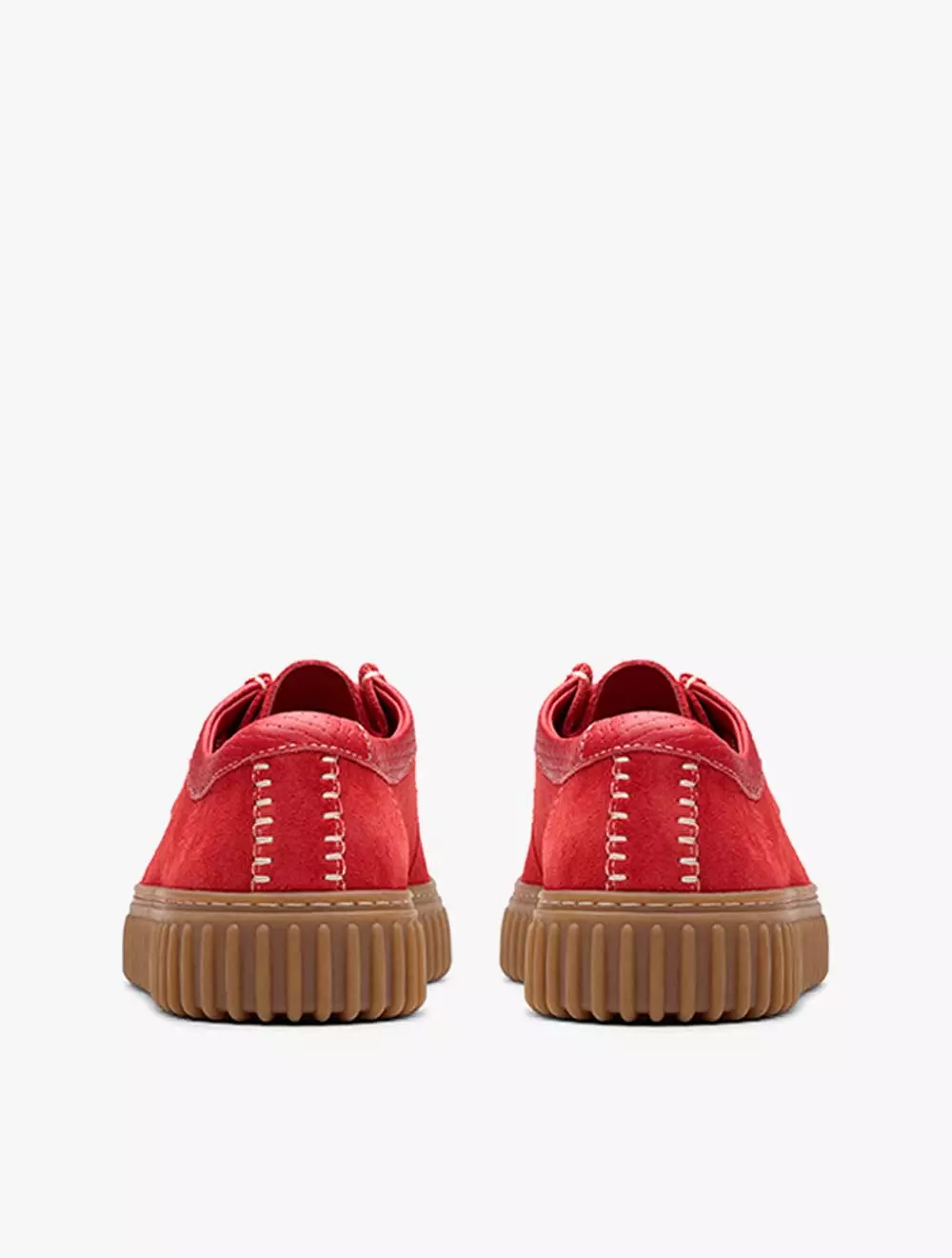 Clarks Torhill Lo Red Suede