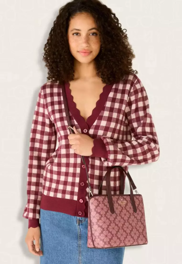 Kate Spade Signature Spade Flower Small Tote Grenache Multi