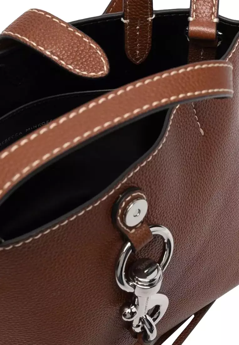 Megan Mini Tote Bag in Dark Luggage CU22EMXX58