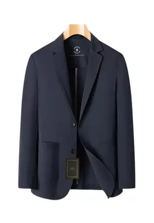 Blazer Homme Casual Friday - Coupe Ajustée - Deux Boutons - Léger Et Extensible - Pour Tenue Décontractée Ou Bureau - 13