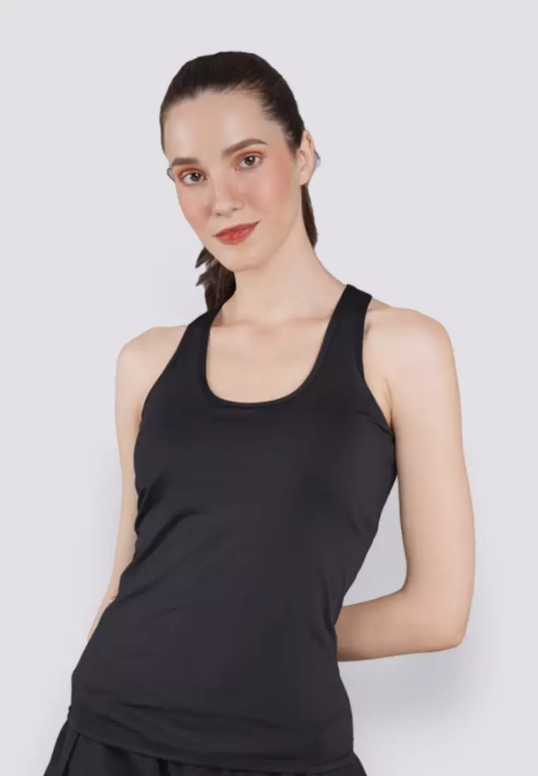 Buy Danskin All Day Fitness Medium Support Tank Top With Removable Pads Women  Activewear 2024 Online
