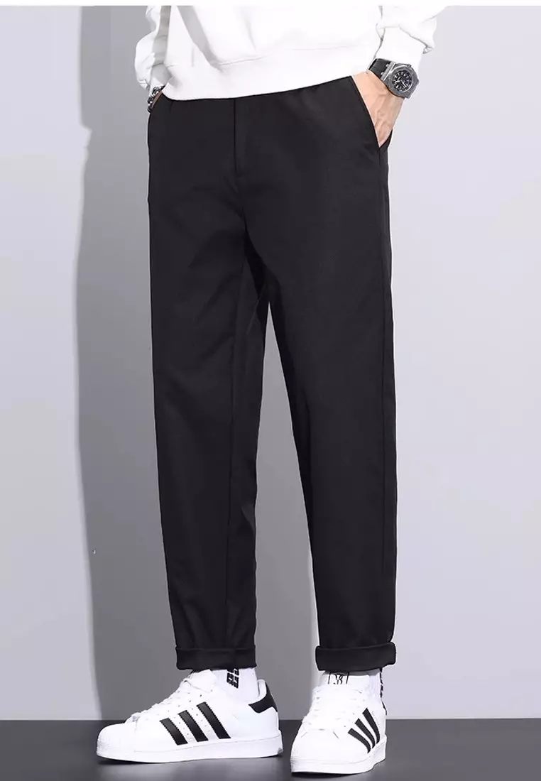 Elasticated Waist Casual Pants
