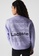 Lacoste purple Women’s Lacoste L!VE Crew Neck Print Cotton Fleece Sweatshirt E00D1AAD4A9149GS_2