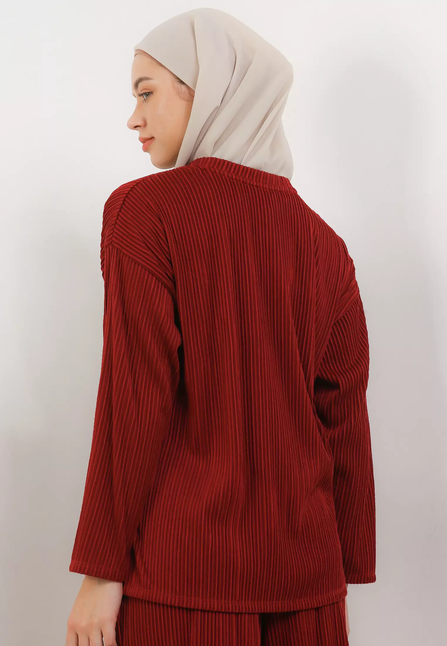 MFMW Chukesanam Atasan Blouse Maroon