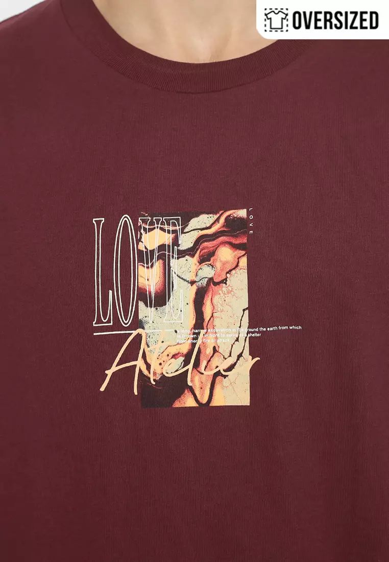 RBJ T-Shirt Cotton Combed Oversized Pria 2079350041