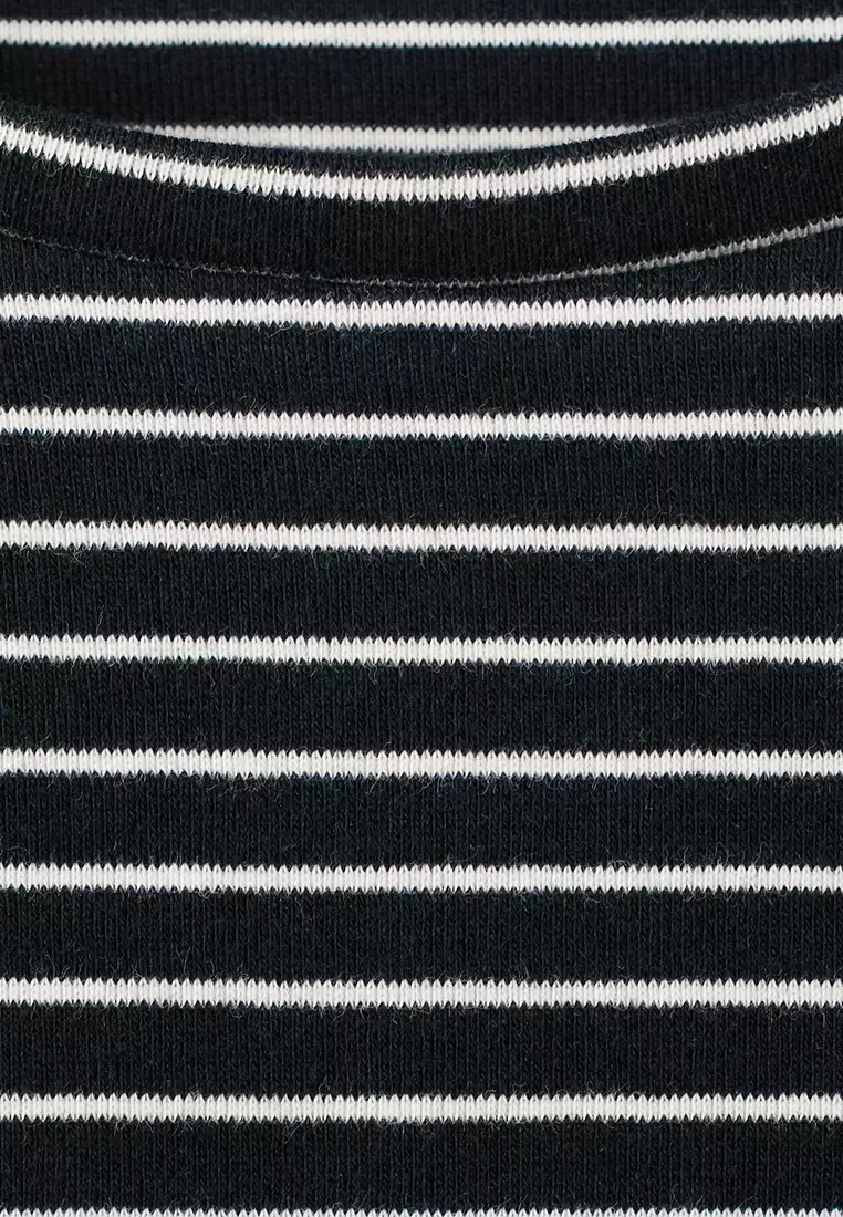 Striped T-Shirt With Bow