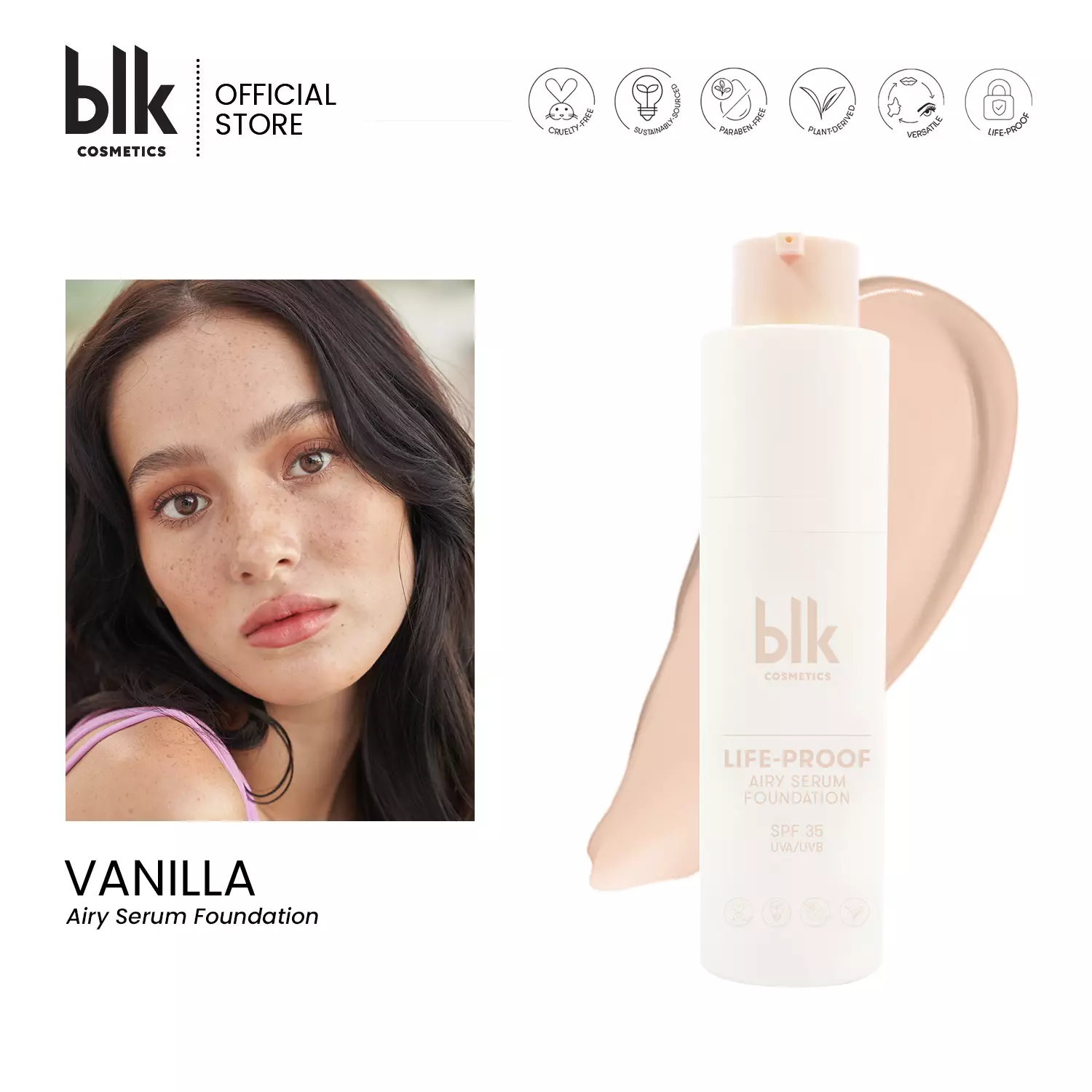 Discount on Blk Cosmetics  shoes - SKU: Daydream Life-Proof Airy Serum Foundation Vanilla